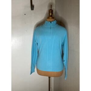 Columbia XCO Women's Blue Fleece Zip Jacket M Gorpcore Activewear Athleisure